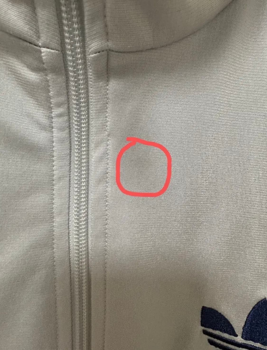 아디다스 파이어버드 실버 네이비 트랙탑 져지 95 상품이미지3