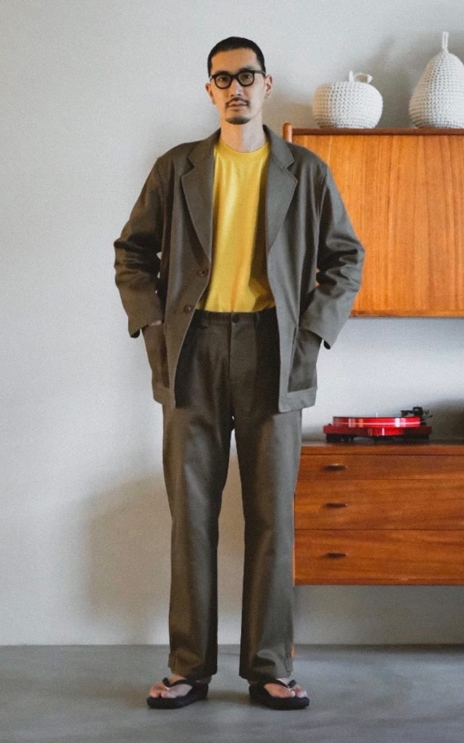 (새상품)Seya CHISNAU 자켓 카키 상품이미지10