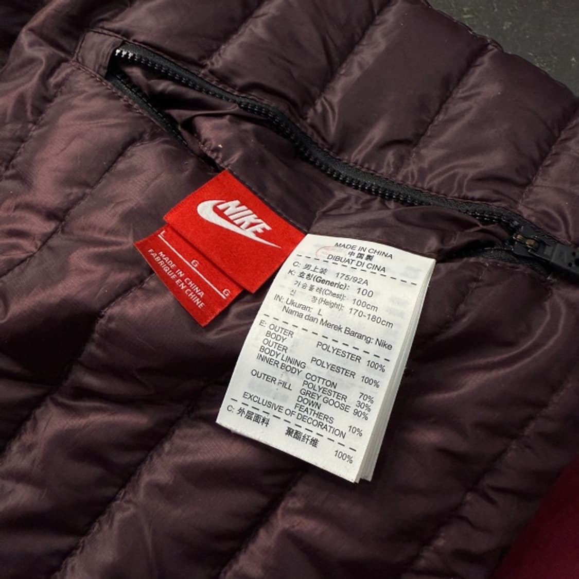 100 나이키 에어로로프트 윈드러너 리버시블 패딩  상품이미지3