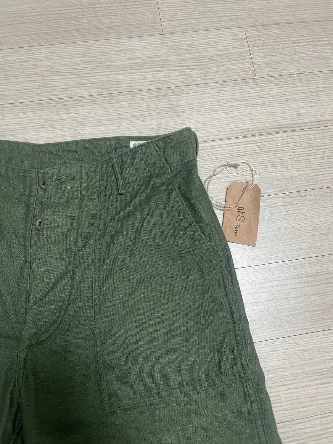 오어슬로우 레귤러 퍼티그팬츠 오리지널핏 FATIGUE PANTS 사이즈3 상품이미지4