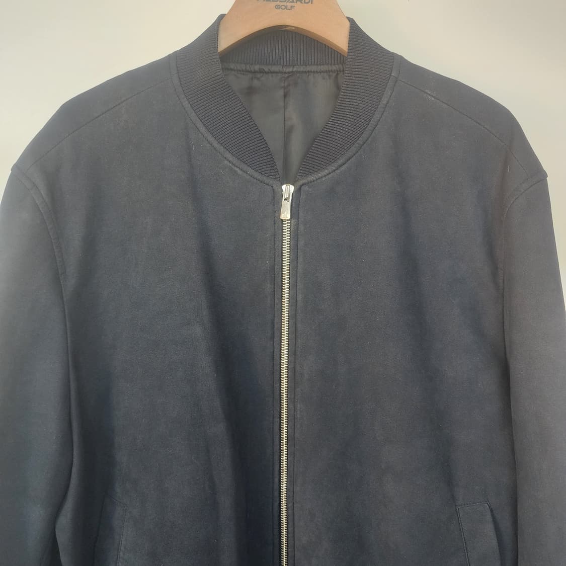 클럽모나코 에코 스웨이드 블랙 봄버 자켓 상품이미지2