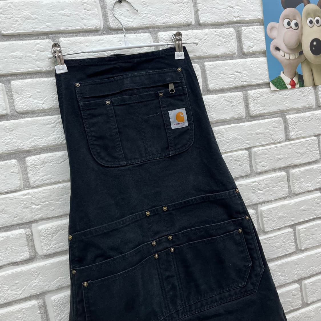 칼하트 펌 덕 에이프런 블랙 앞치마 상품이미지2