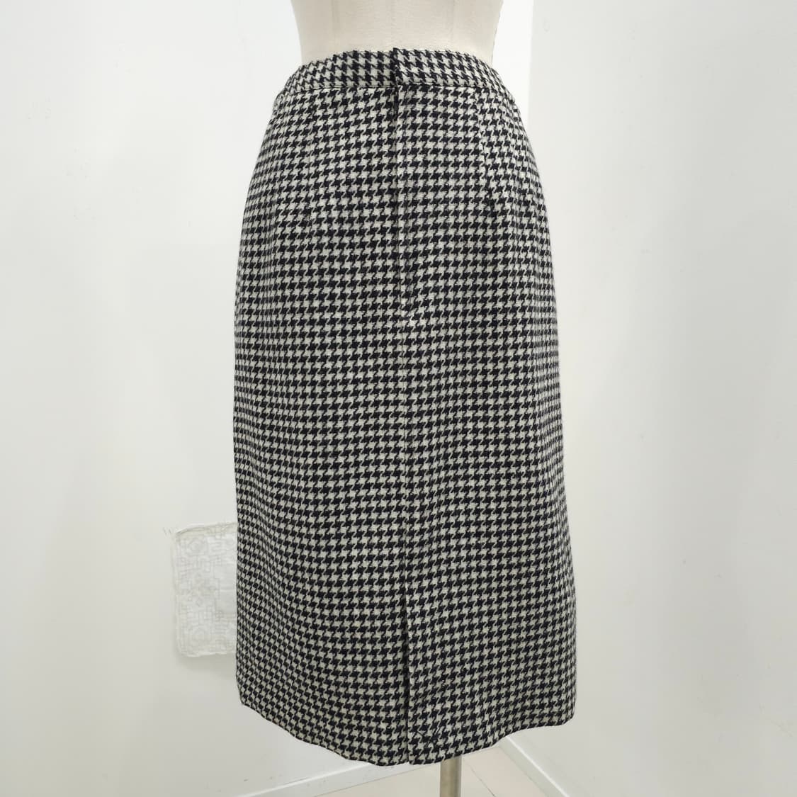 하운드투스 체크 울 H라인 스커트 상품이미지6