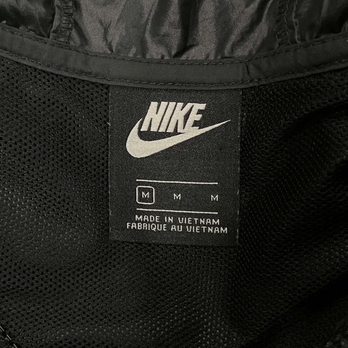 [정품/M] 나이키 블랙 바람막이 후드집업 b19 상품이미지5