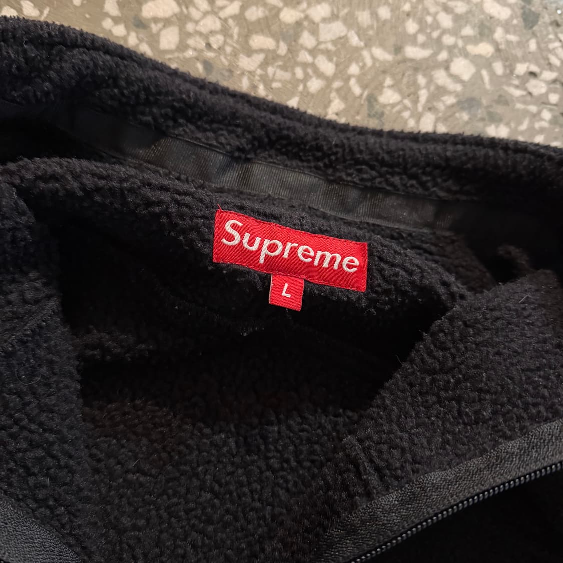 90s 올드 슈프림 플리스 집업 자켓 상품이미지10