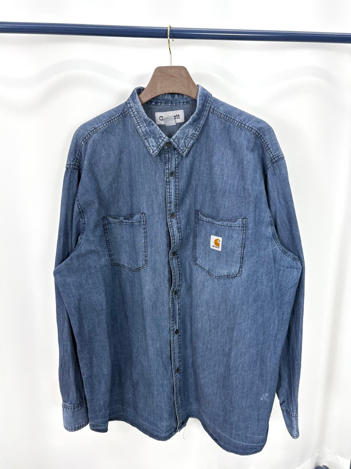 [4XL]칼하트 데님 셔츠 CK9805 상품이미지4