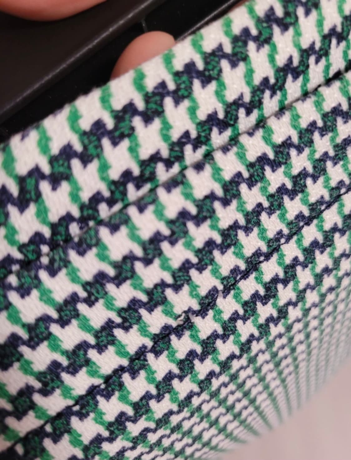 [DEWL/듀엘] 하운드투스 체크 랩 스타일 스커트 (55사이즈 상품이미지6