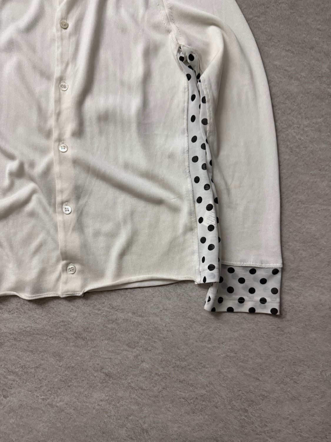 꼼데가르송 도트 가디건 상품이미지5