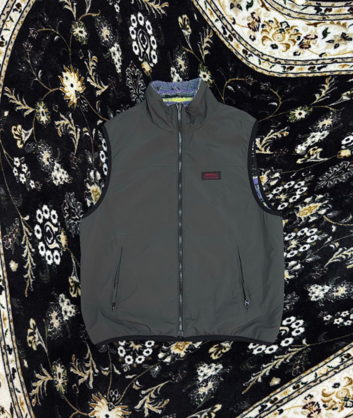 [L] 디스이즈네버댓 x 그라미치 리버시블 플리스 베스트 멀티 상품이미지5