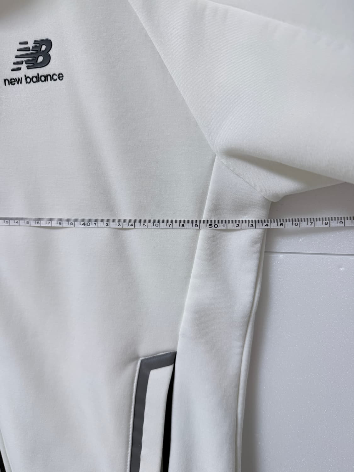 뉴발란스 후드 집업 화이트 100 데일리 상품이미지8