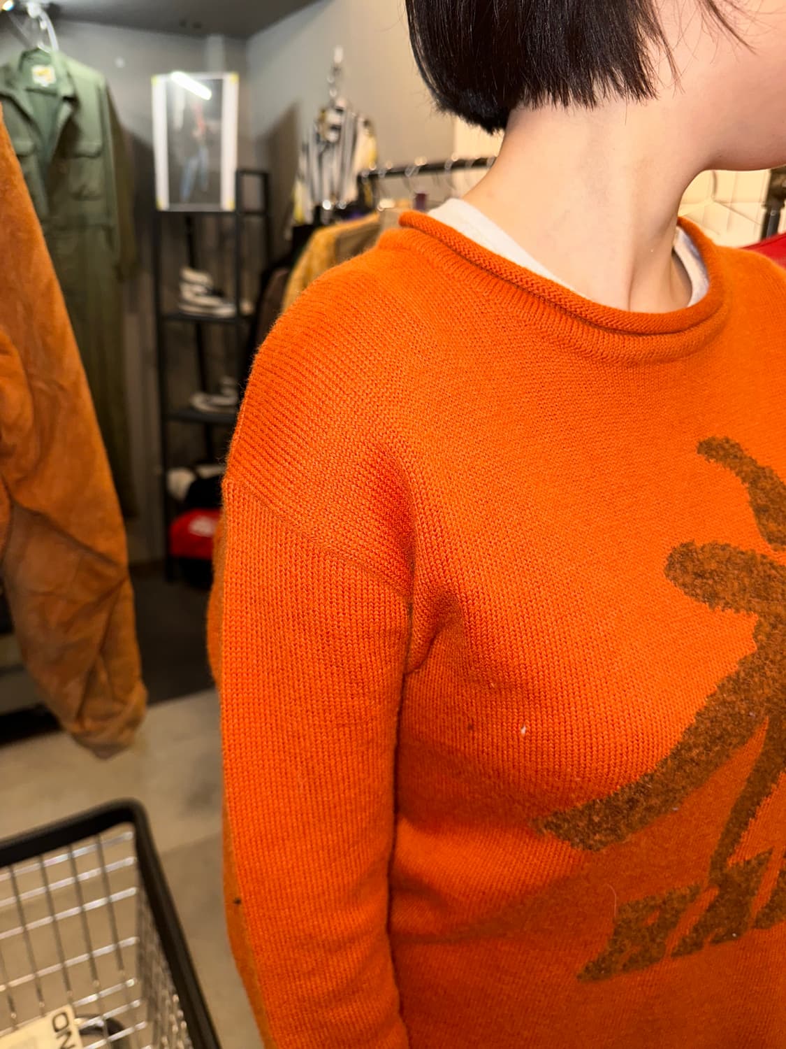 90’s Issey Miyake Hai sporting logo knit 상품이미지5