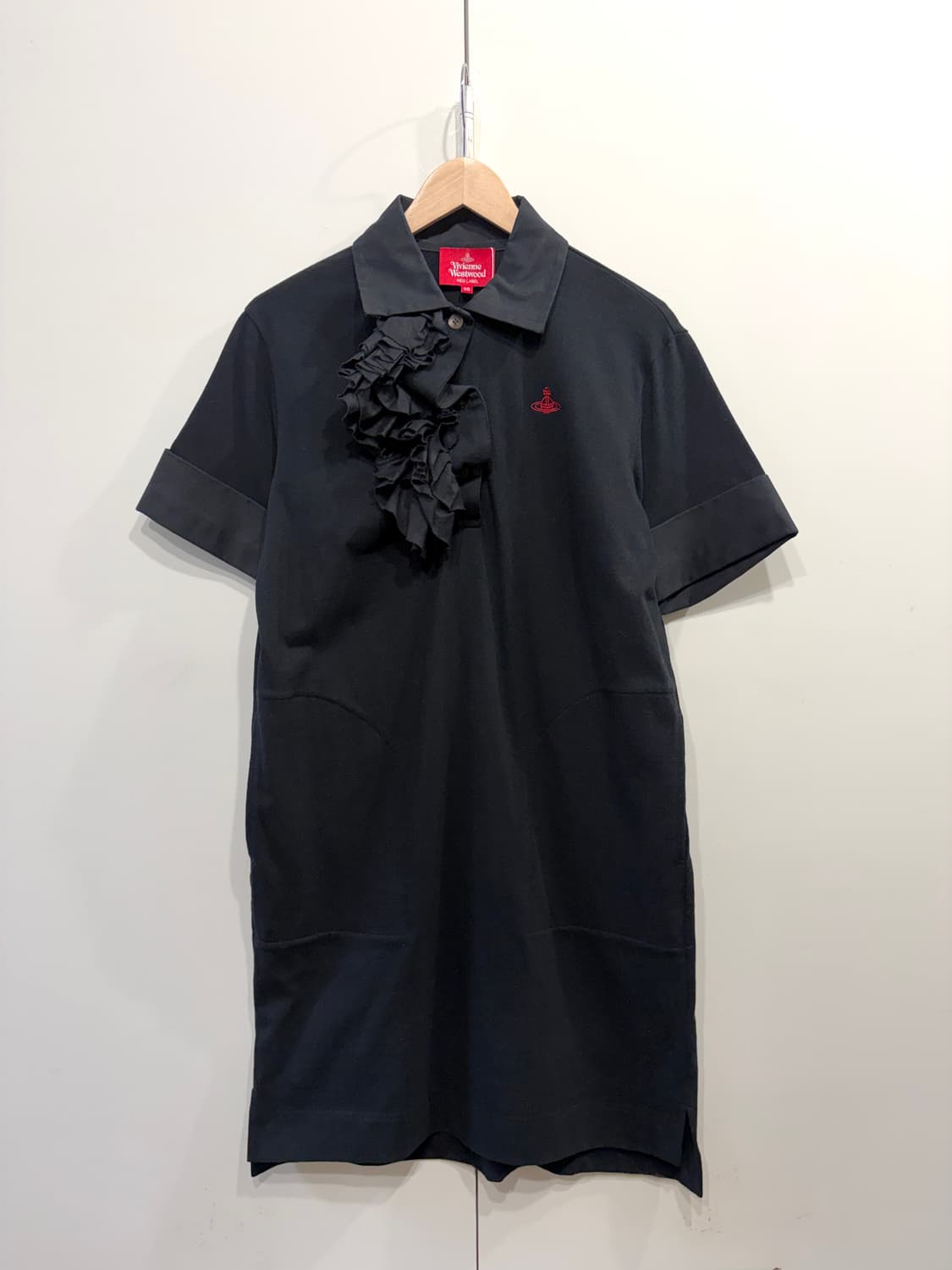 비비안 웨스트우드 레드라벨 프릴 폴로 원피스 상품이미지1