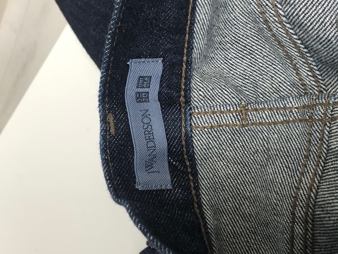 유니클로 jw 앤더슨 스트레이트 진 navy 상품이미지4