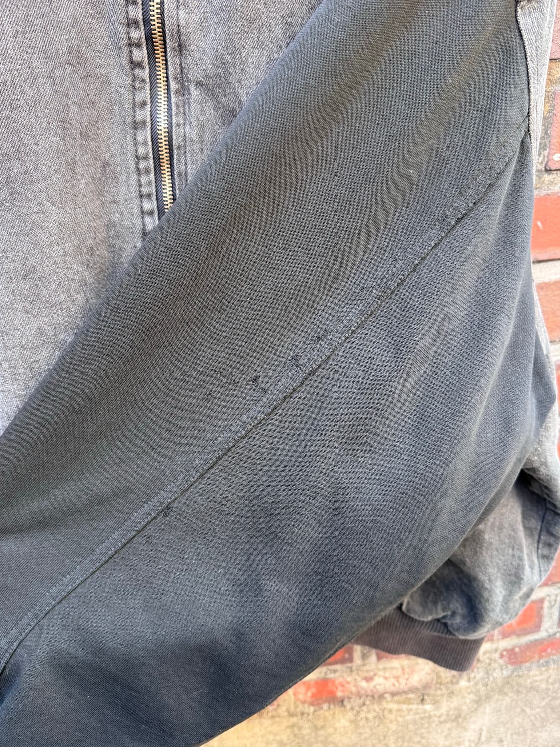 90s 유니온베이 레터링 코튼 바시티 자켓 상품이미지6