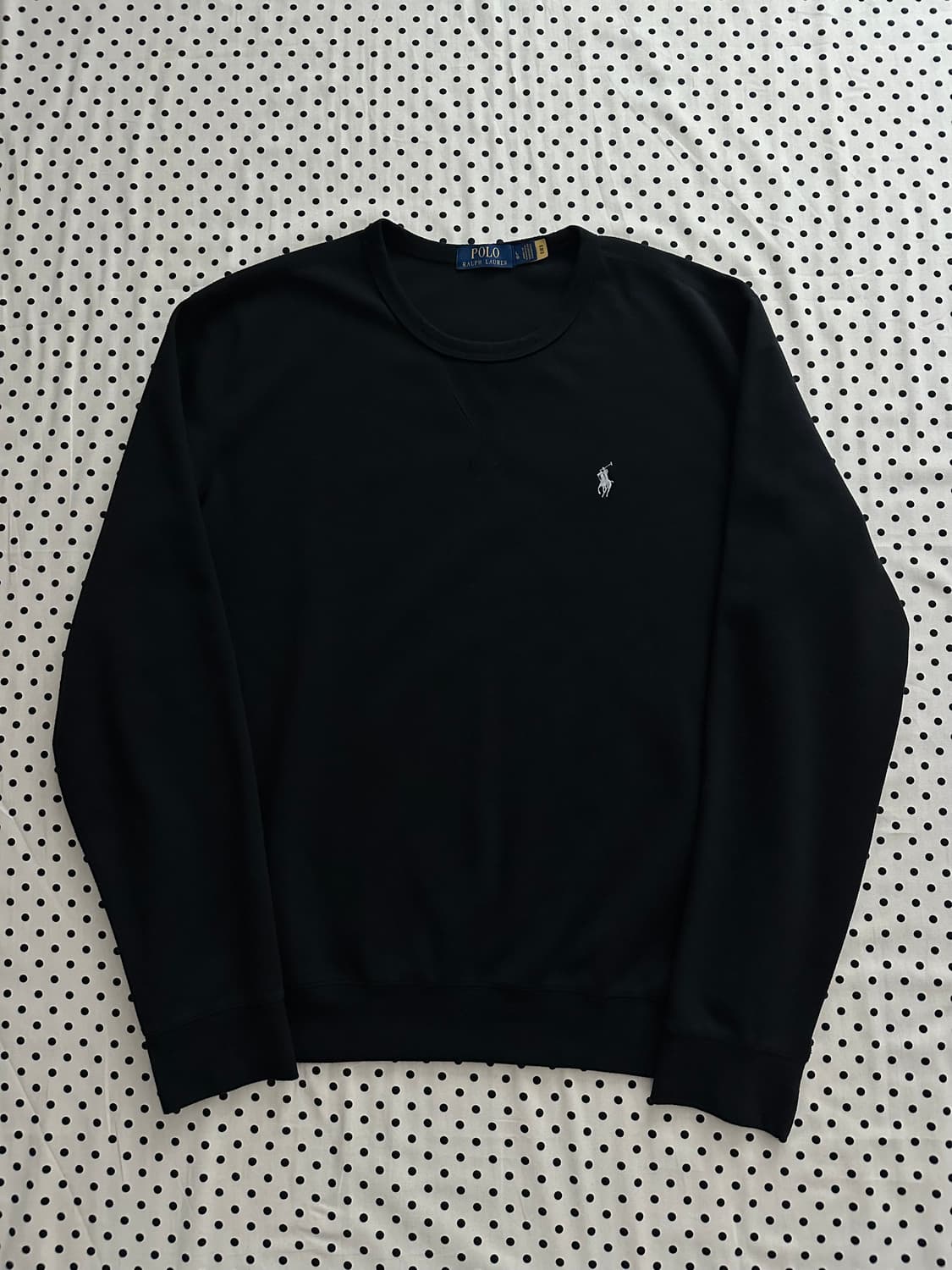폴로 랄프로렌 맨투맨 블랙 상품이미지1