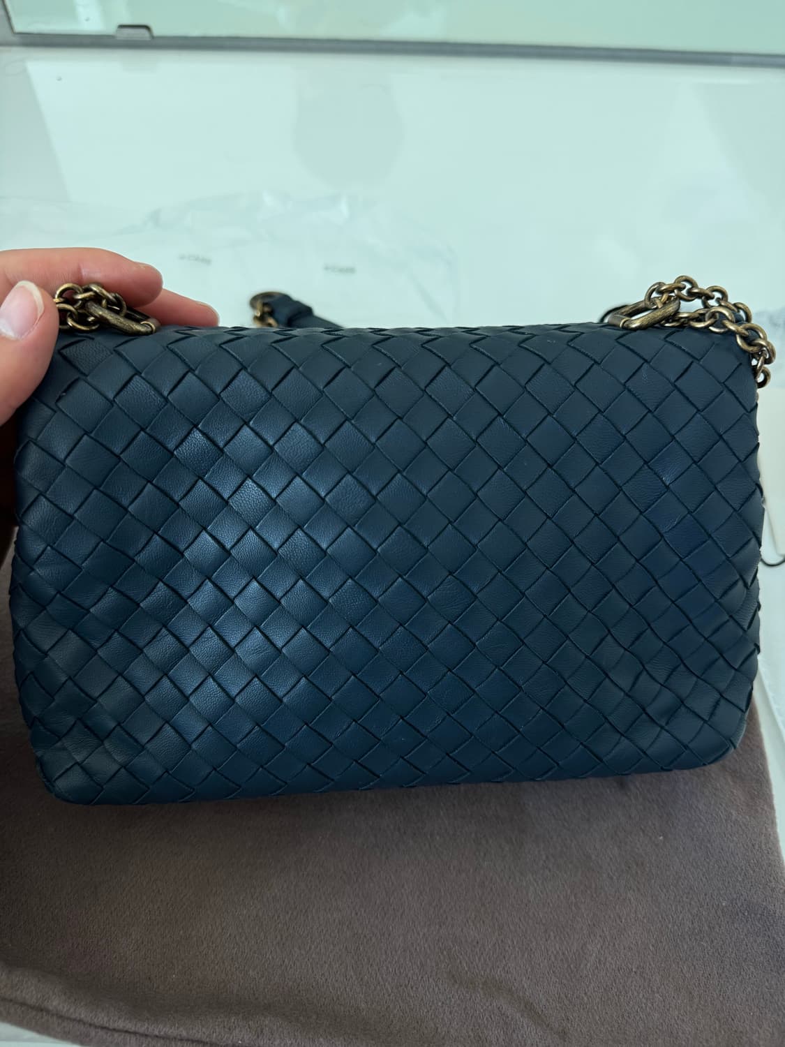 보테가베네타 올림피아 체인 크로스백 상품이미지3