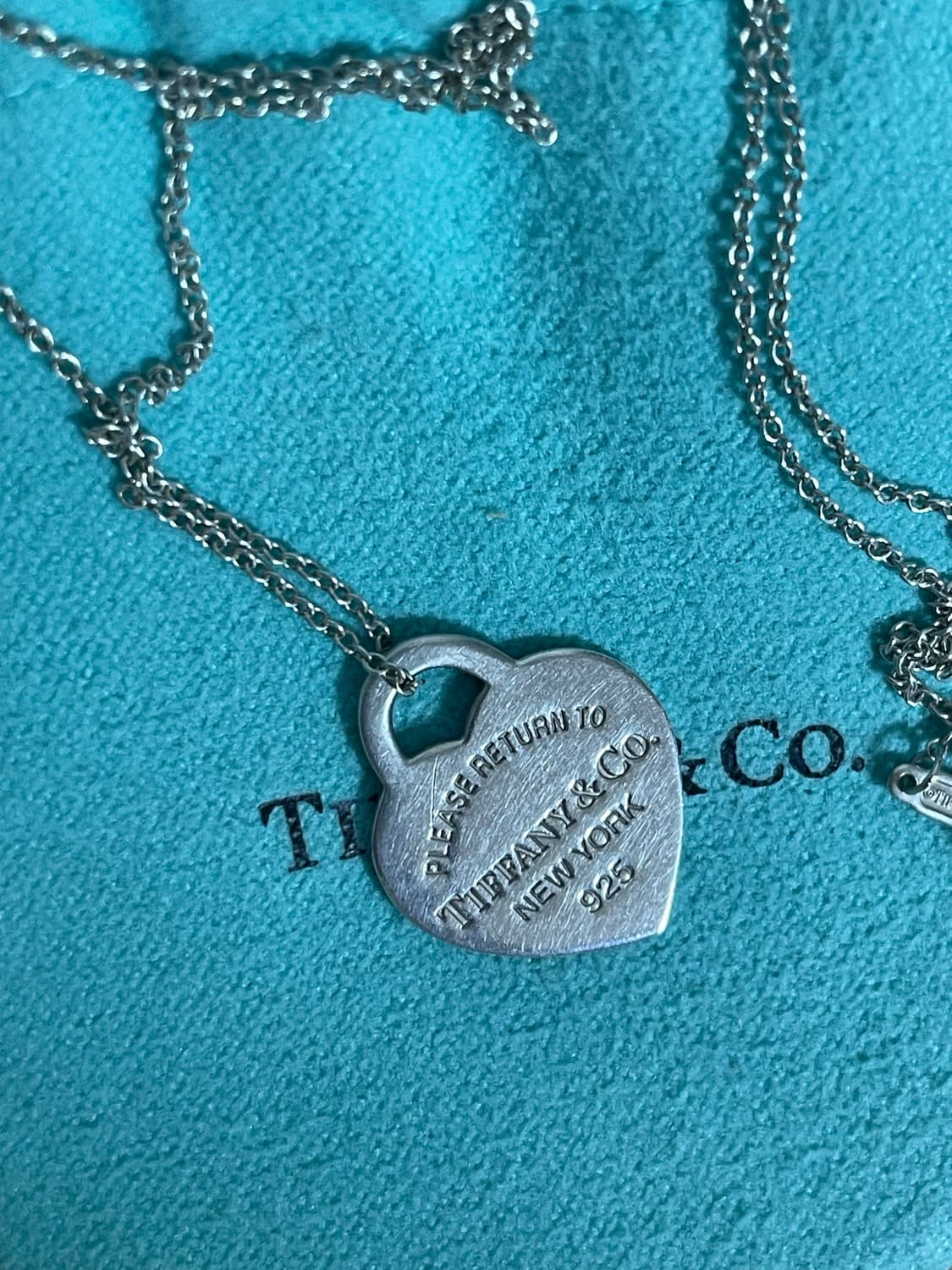 티파니 리턴투티파니 하트 태그 실버 스몰 목걸이 상품이미지4