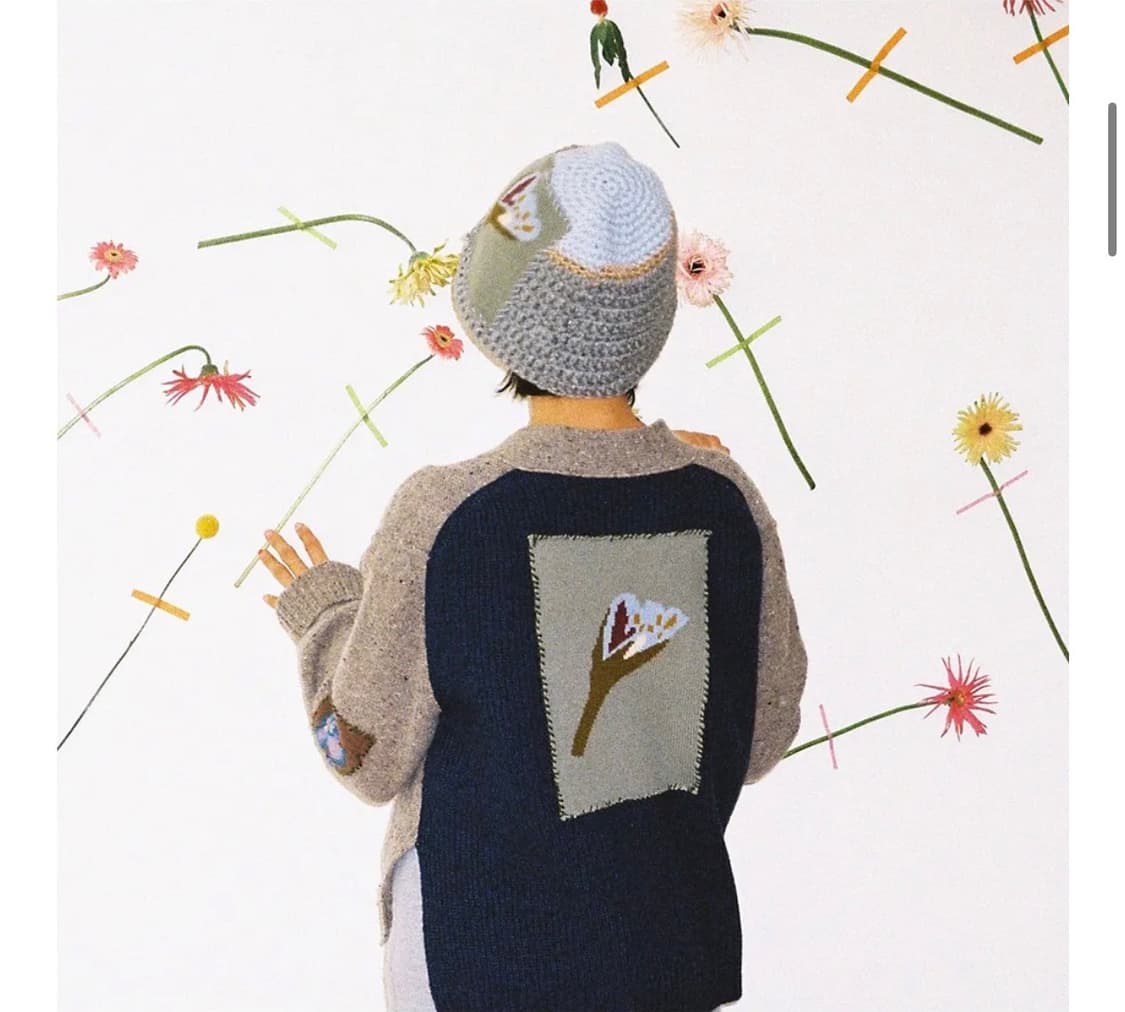 미수아바흐 패치 가디건 상품이미지2