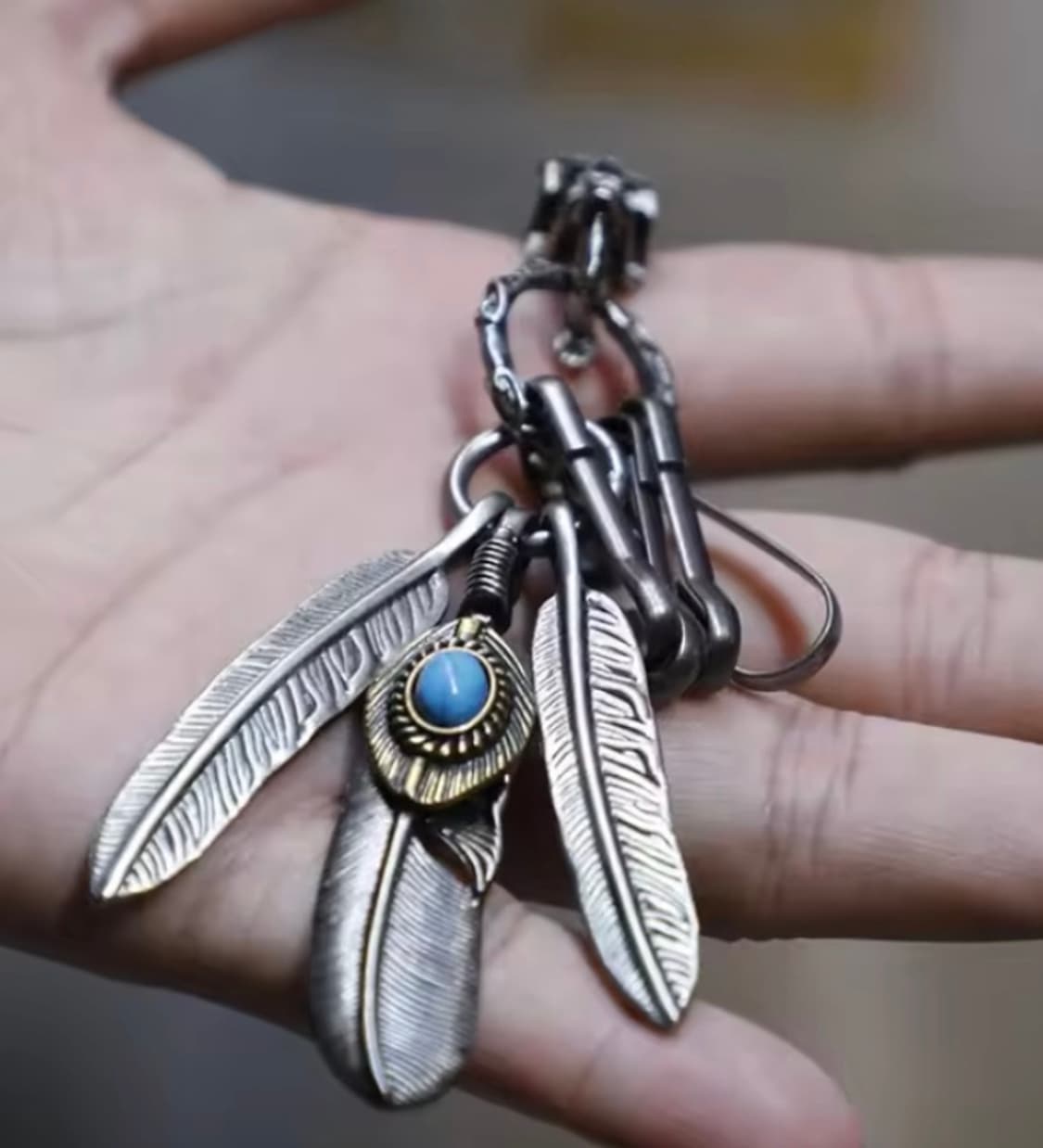 터키석 패더 메탈 키링 상품이미지4