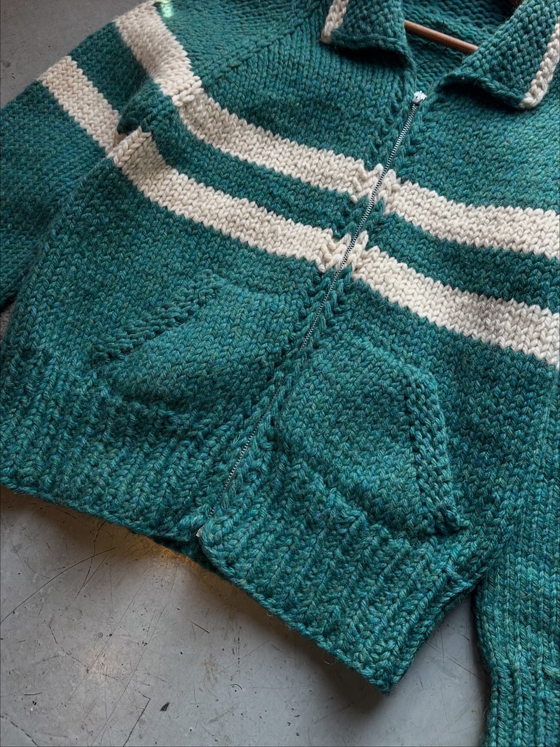 Old 캐나다 헤비 울 코위찬 스웨터 우먼스 상품이미지7