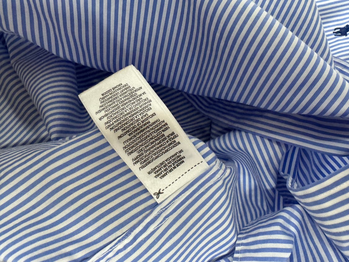 qr인증) 폴로 스트라이프셔츠 남성 M사아즈 상품이미지5