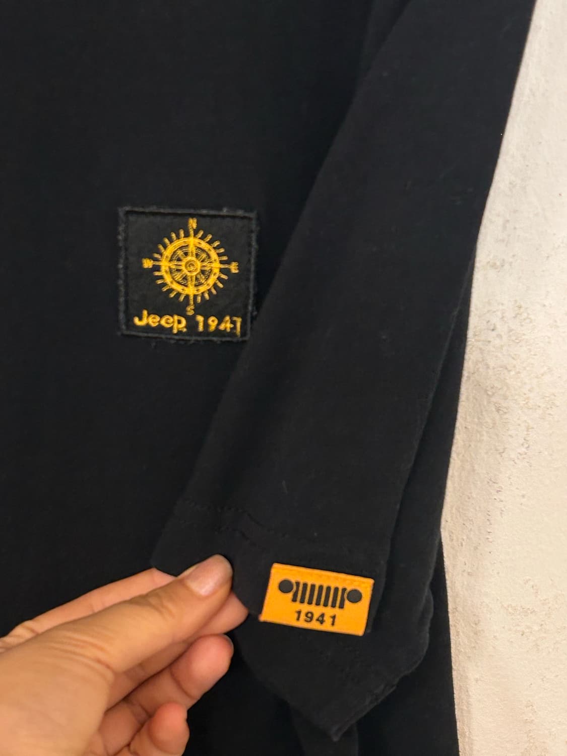 Jeep 클래식핏 블랙 반팔티 L (100) 상품이미지6