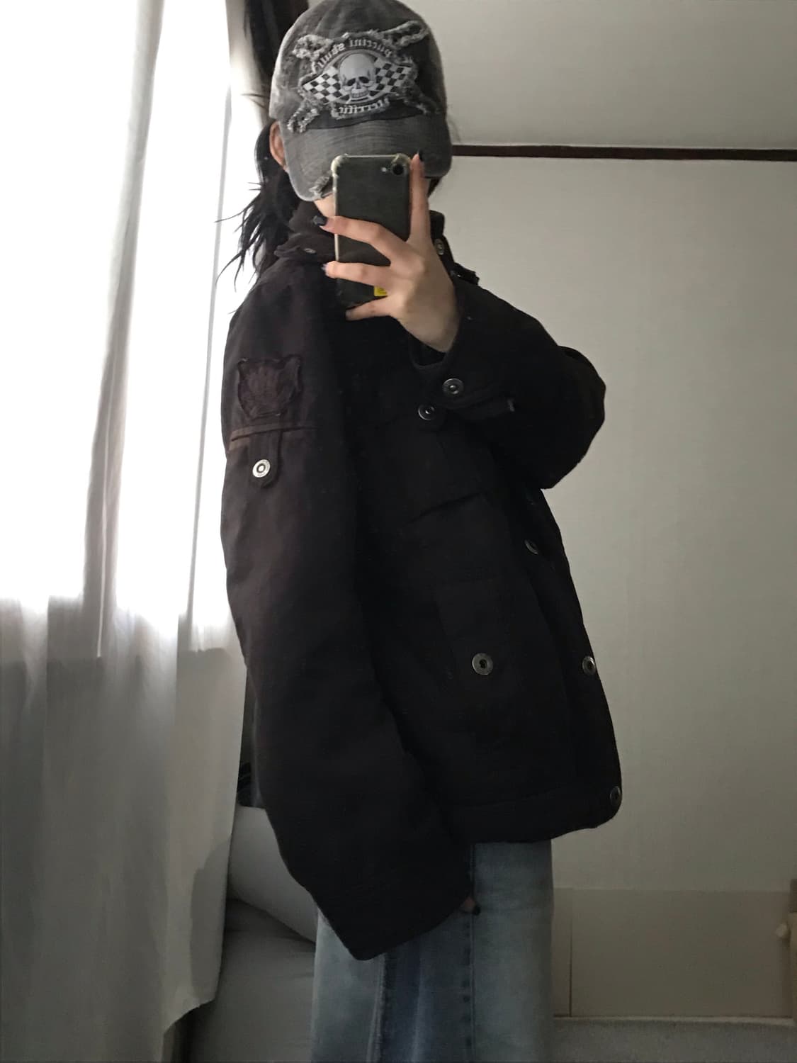 빈티지 브라운 포켓디테일 자켓 상품이미지4