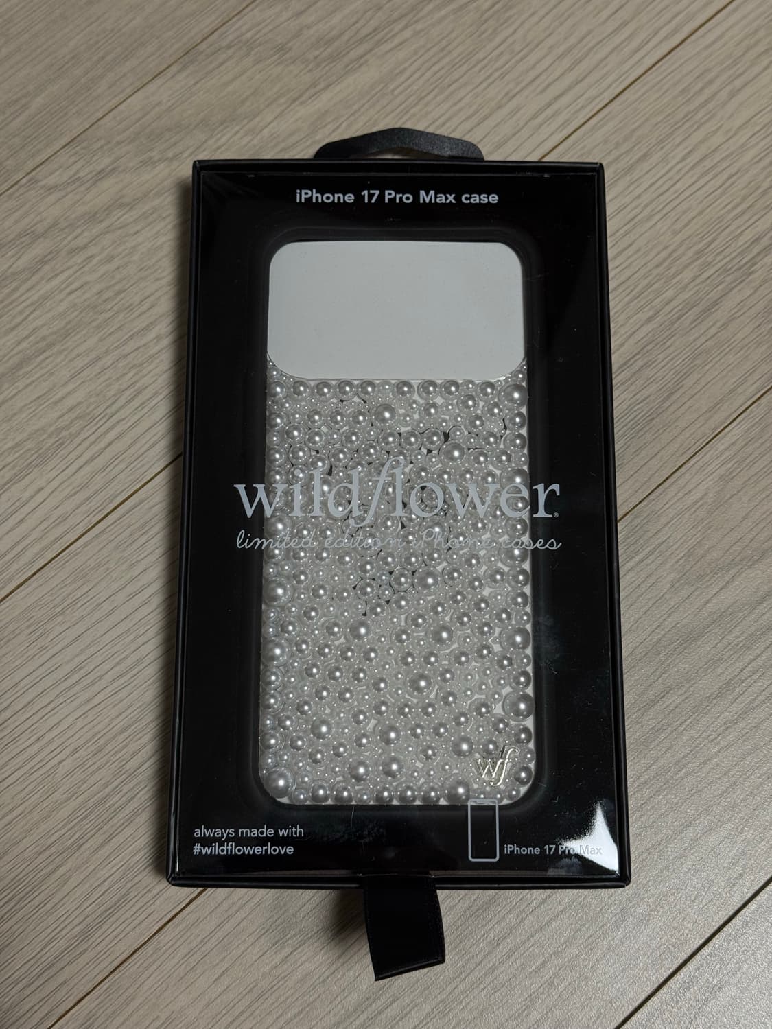 와일드플라워 진주 iphone 17 pro max 케이스 상품이미지2