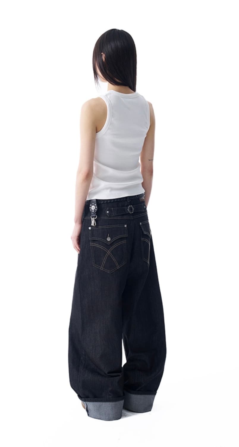 아캄 CROS2 슬리브리스 나시 화이트 1사이즈 상품이미지4