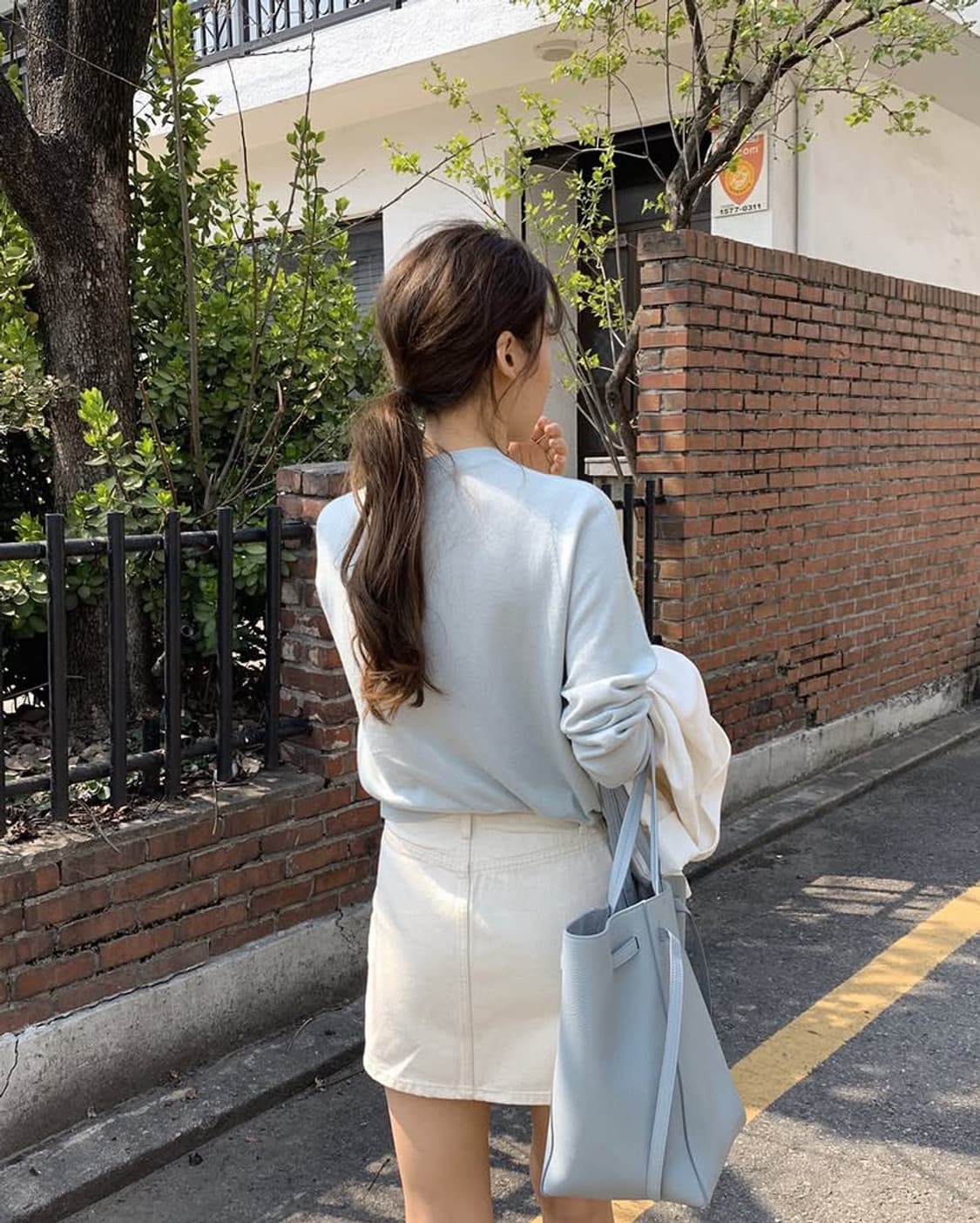 메리엔 merryn muret 베지터블 vegetable 민트 가디건 상품이미지2