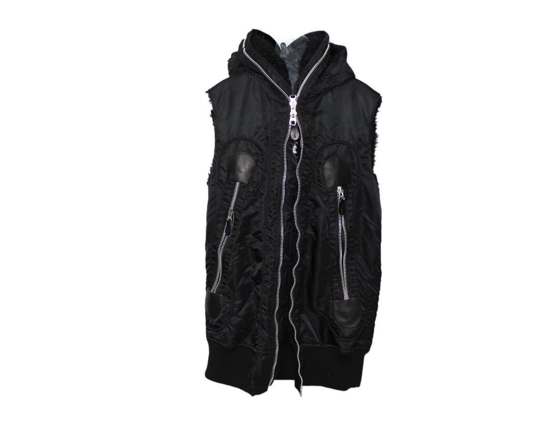 CABANE de ZUCCA 09AW 카반데주카 풀마스크 나일론 베스트 상품이미지3