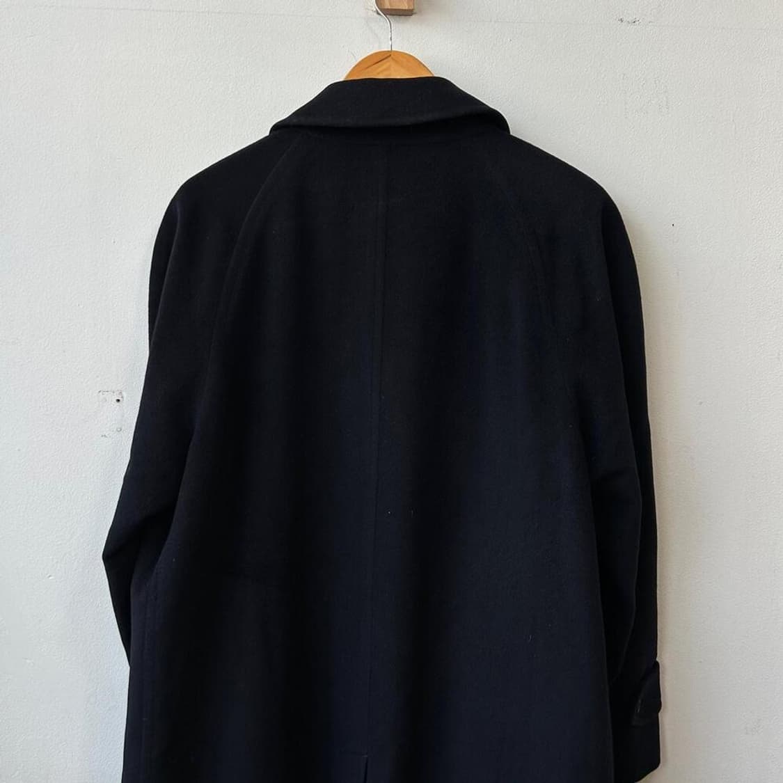 9879 - 버버리 블랙 울 코트 상품이미지7