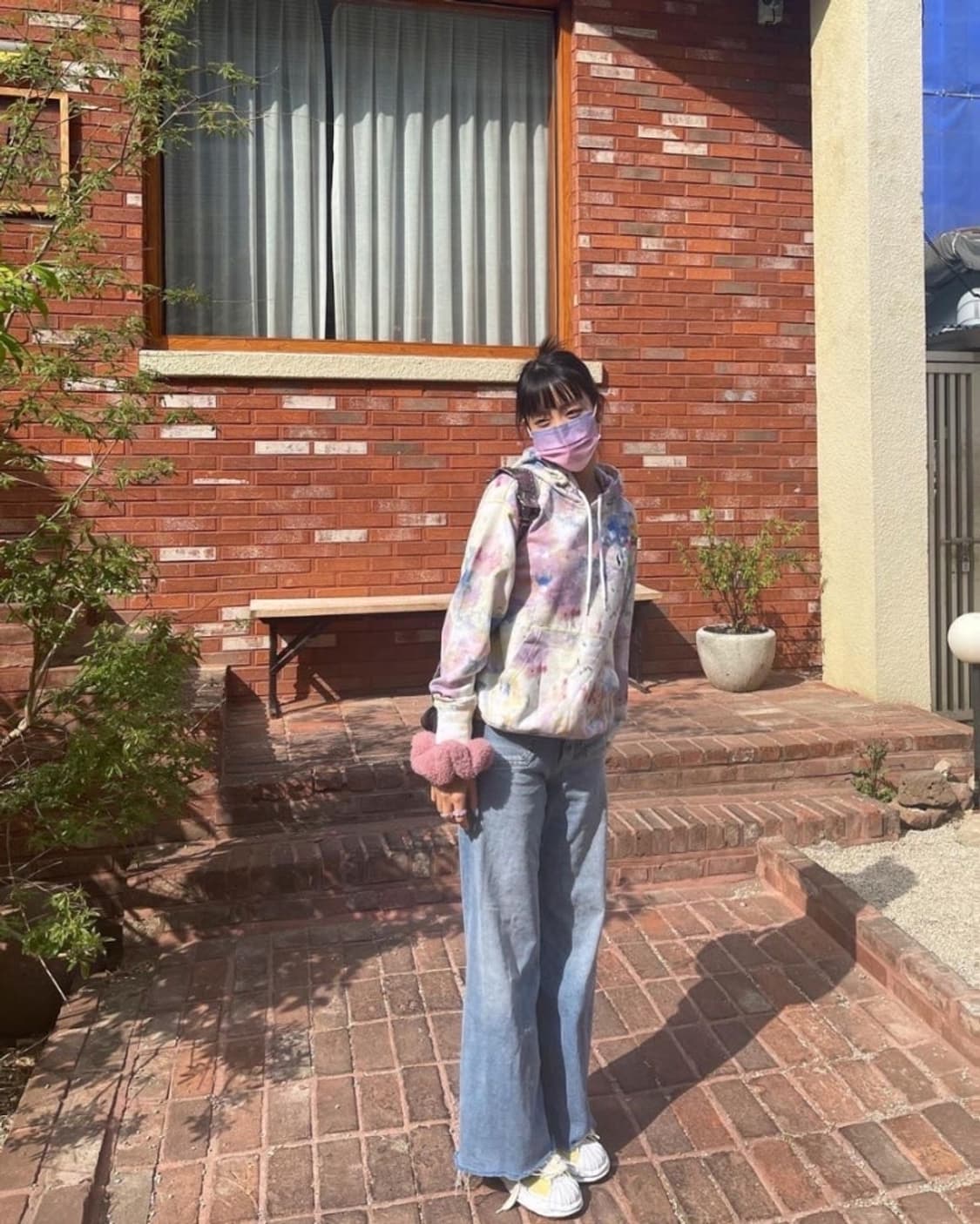 폴로랄프로렌 우먼 페인트후드티 M사이즈 상품이미지1