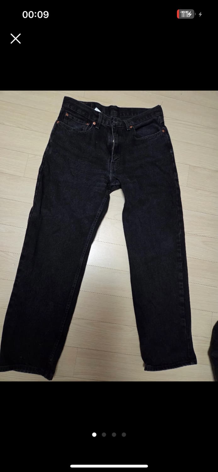 리바이스 550 흑청 데님 팬츠 설명 확인 필수 상품이미지1