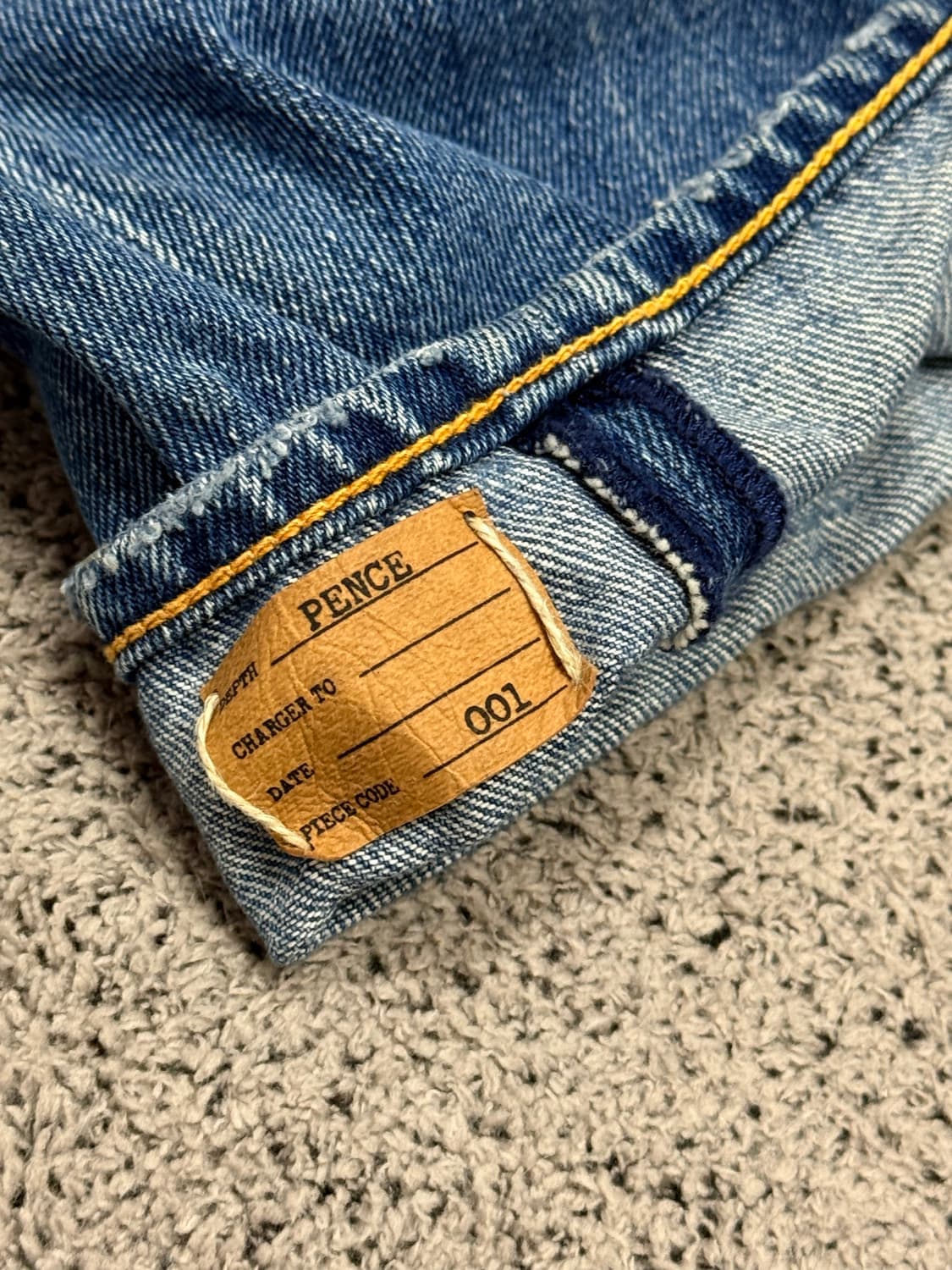 (32) LENCE REVIVED 리폼 데님 팬츠 (삼성물산 정식 수입) 상품이미지3