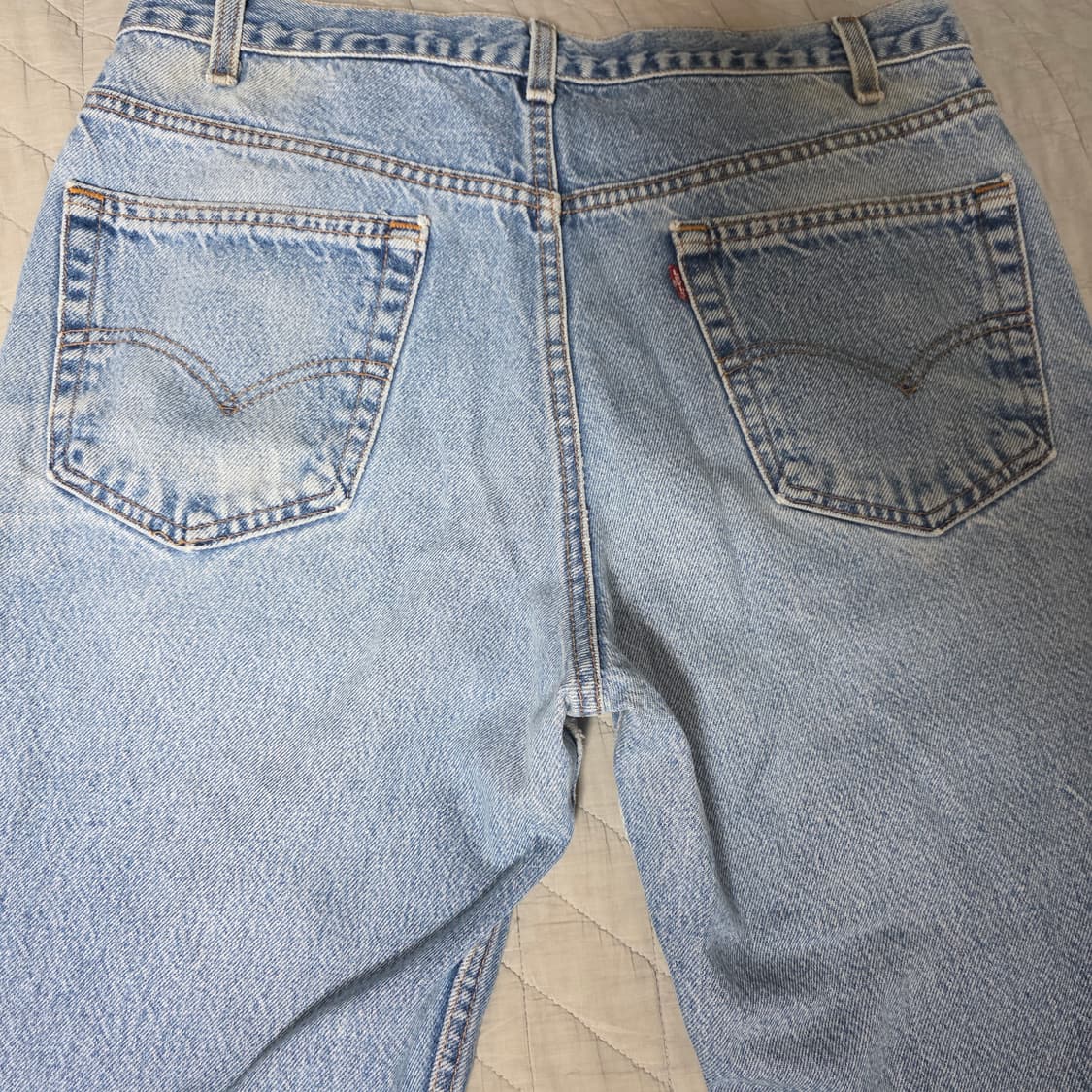 [36X30] 90-00 빈티지 리바이스 517 부츠컷 데님 4 트래쉬드 상품이미지7