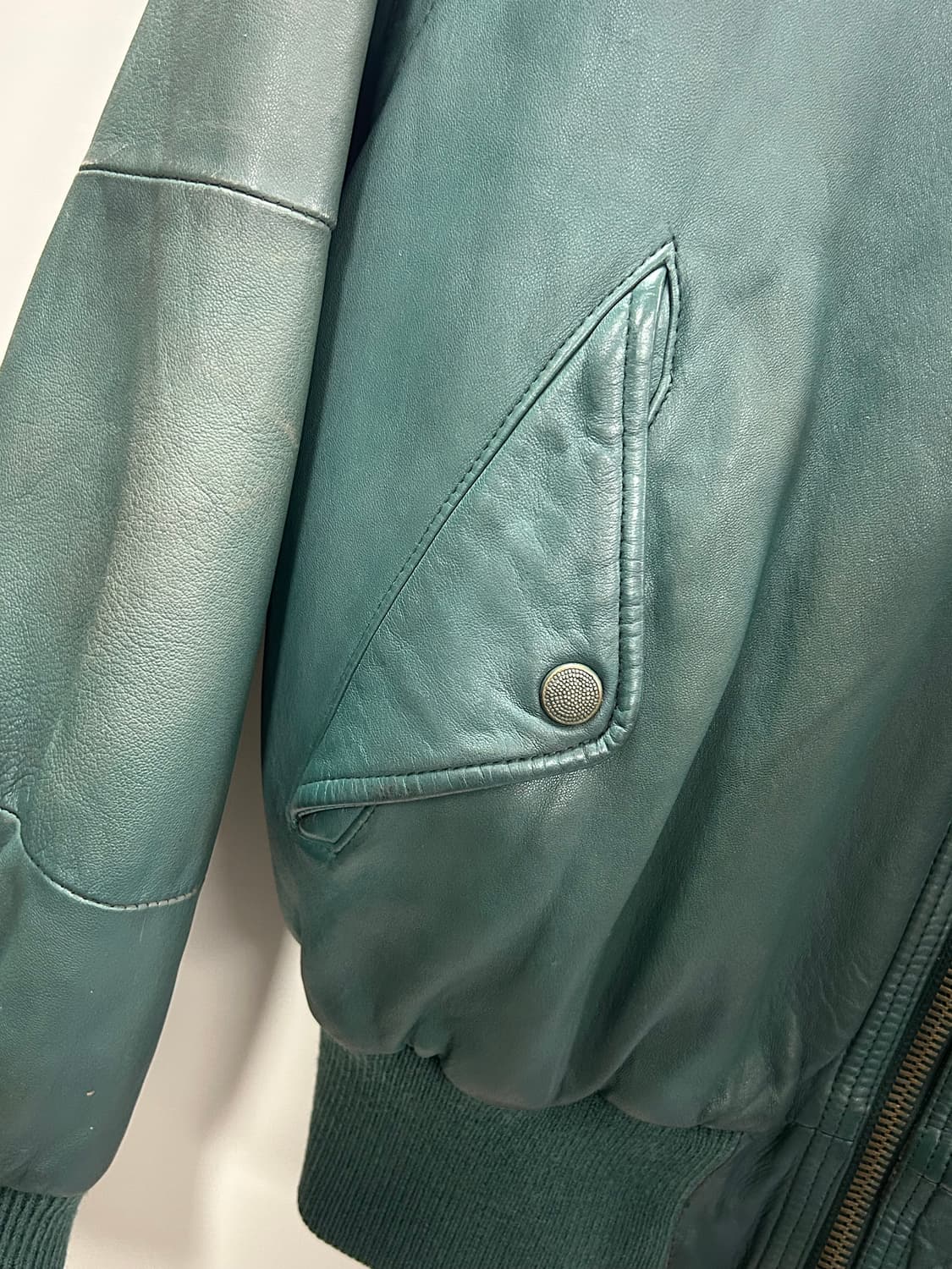 조르지오 아르마니 레더 블루종 상품이미지4