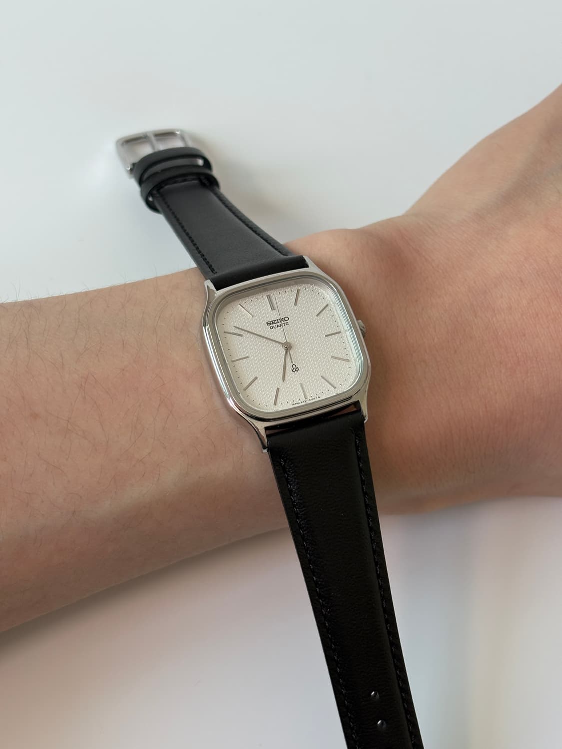 1980s Chariot Texture Dial Square Quartz 상품이미지7