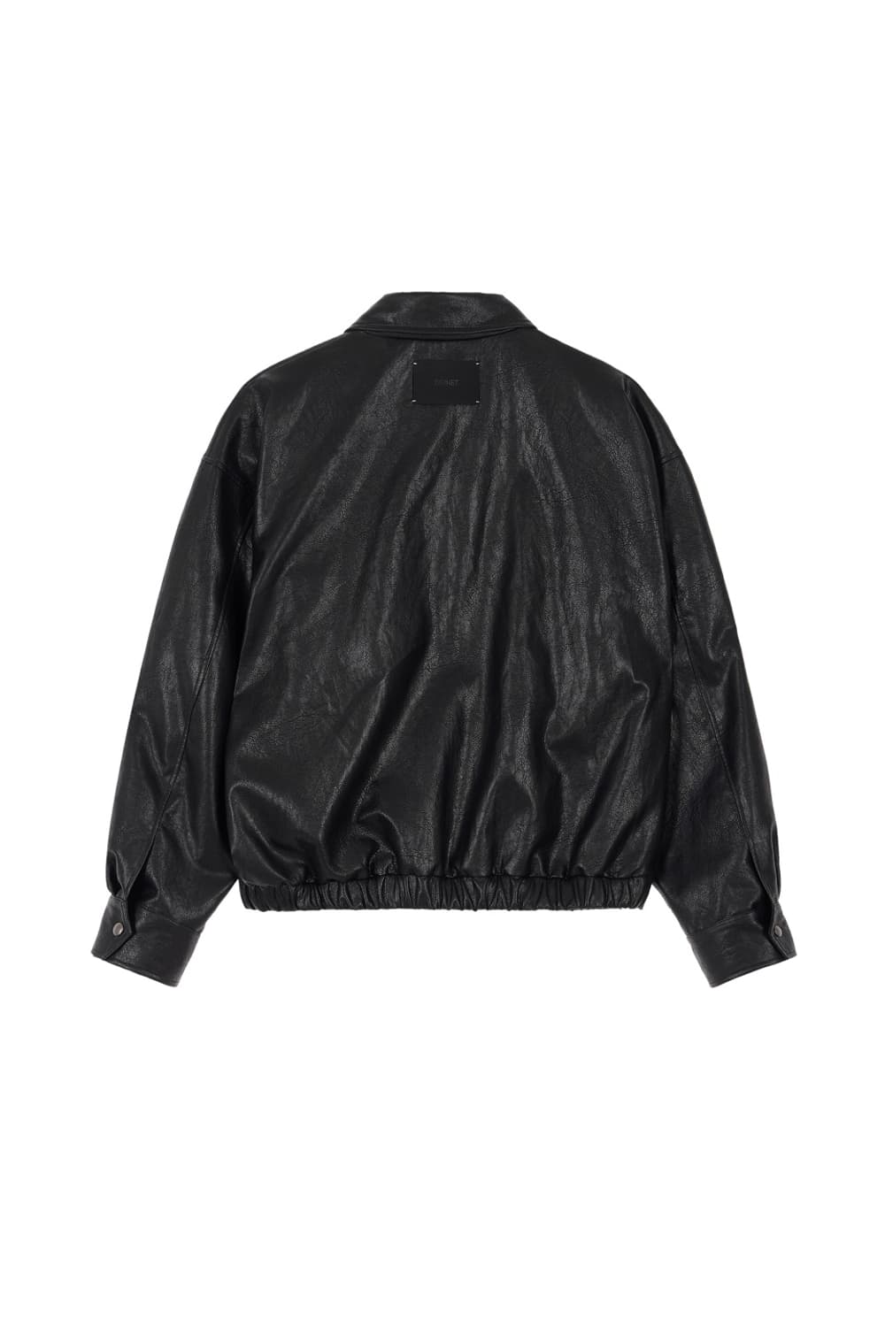 다이닛 ECO-LEATHER BOMBER BANDED JUMPER 상품이미지2