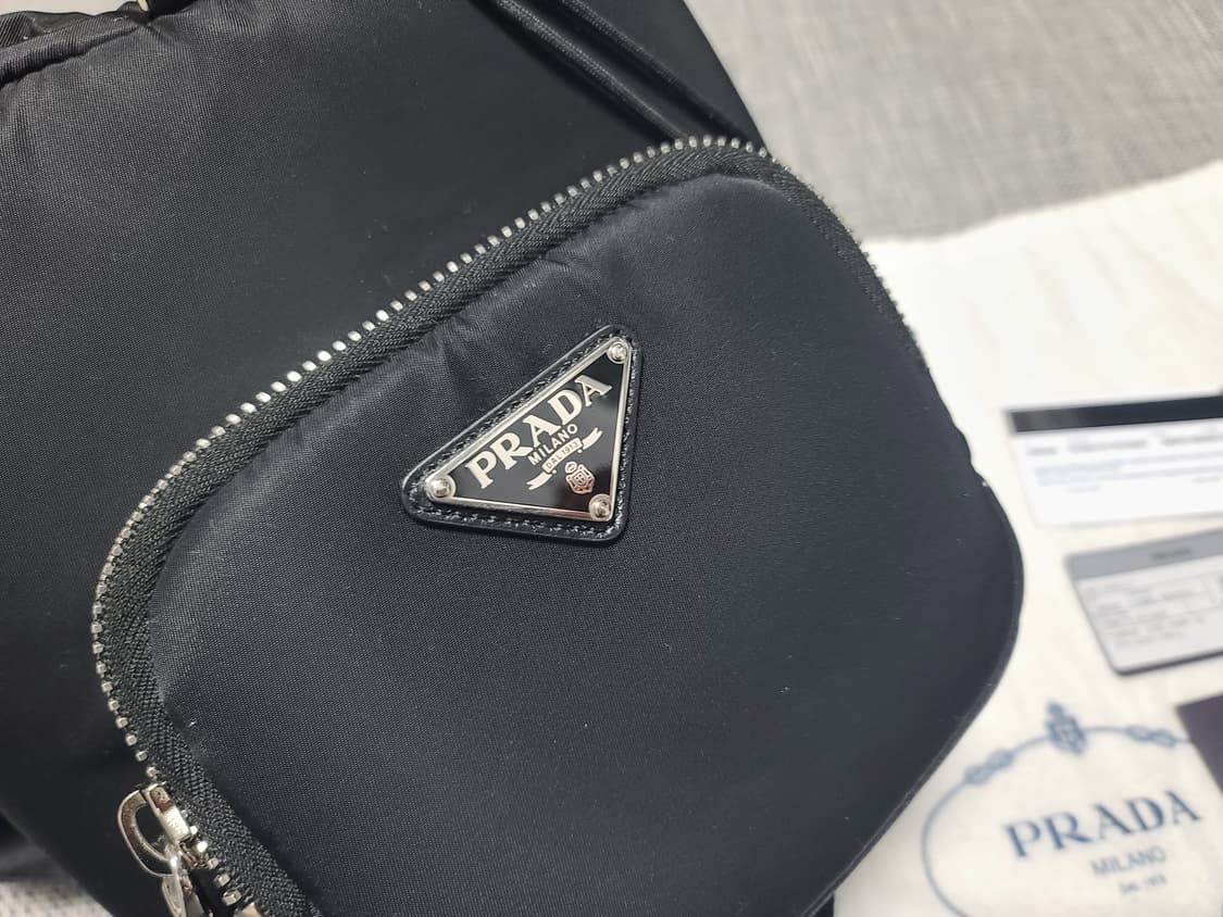 프라다 패딩 버킷백 나일론 1be026 크로스백 토트백 프라다 패디드백 상품이미지2