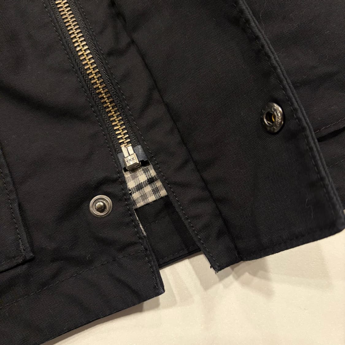 [XL] 유니클로 유틸리티 쇼트 블랙 코듀로이 카라 숏 자켓 B378 상품이미지6