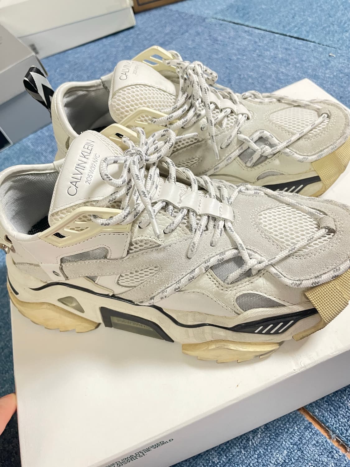 캘빈클라인 x 라프시몬스 스트라이크 205w39nyc 화이트 (41) 상품이미지5