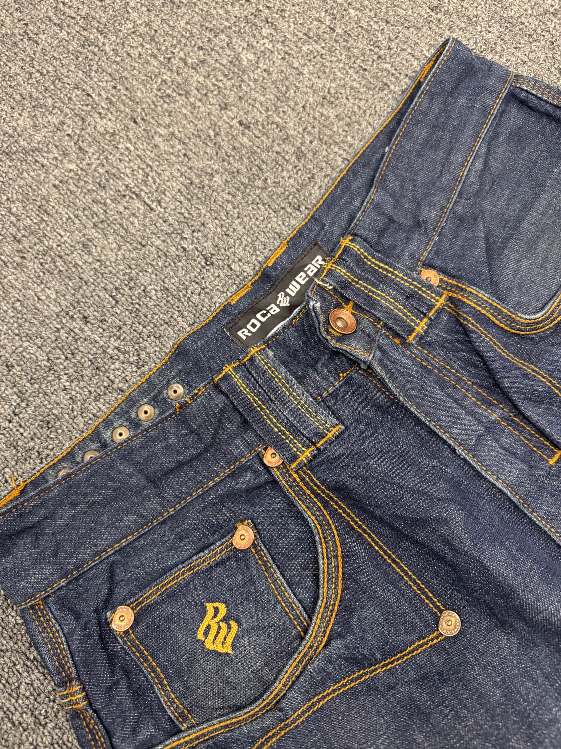 로카웨어 빈티지 자수 올드스쿨 힙합팬츠 상품이미지3