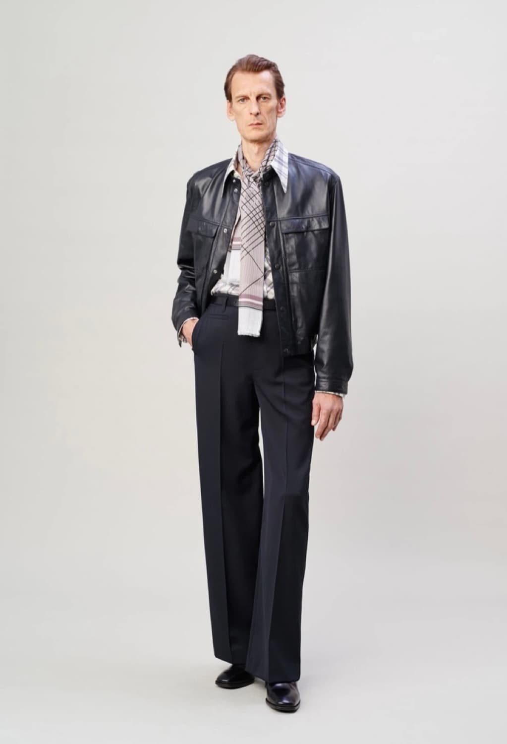 르메르 20SS 와이드 레그 팬츠 캐비어 48 상품이미지1