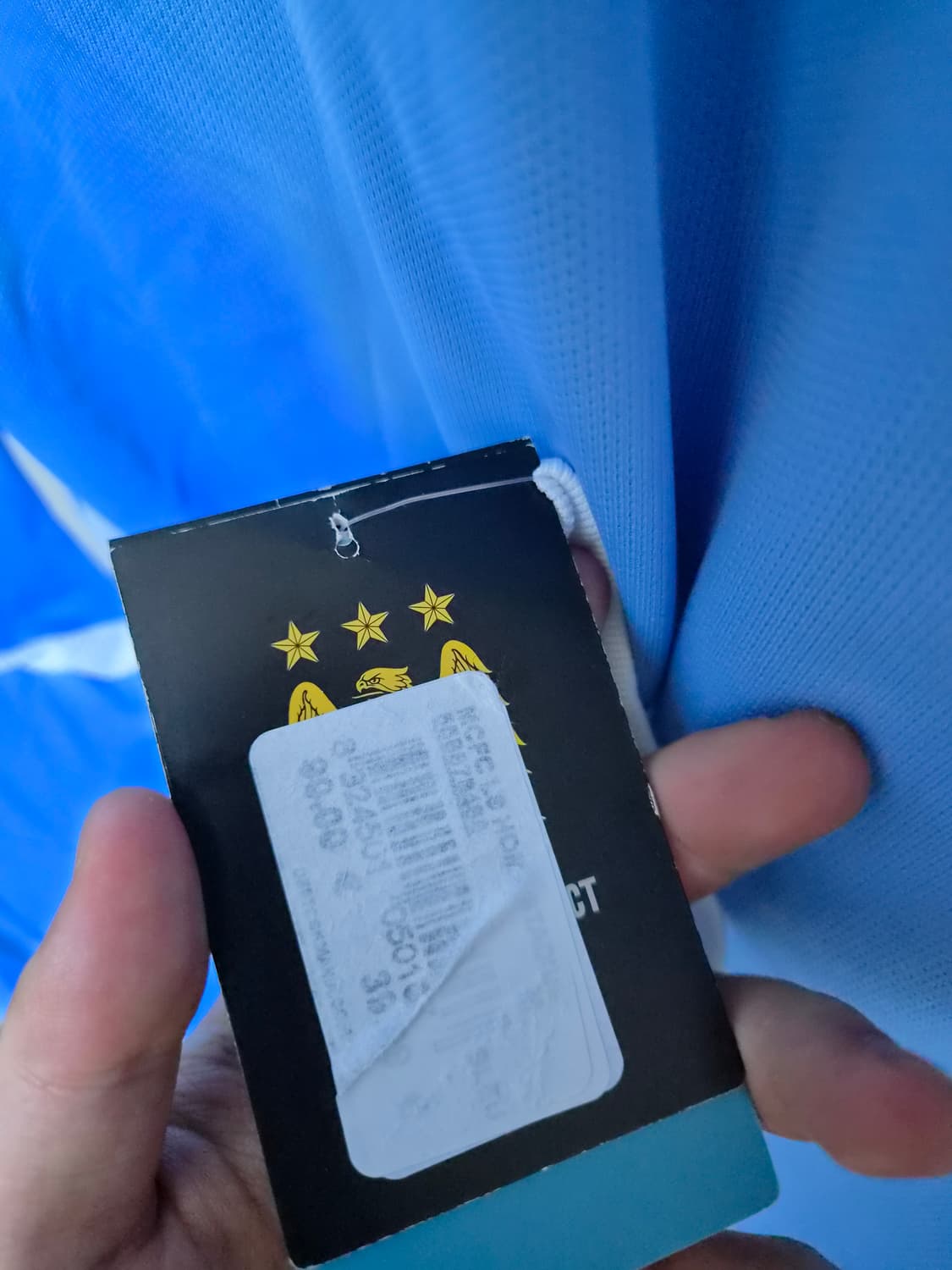 [해외 M] 15-16 맨시티 홈 긴팔 상품이미지4