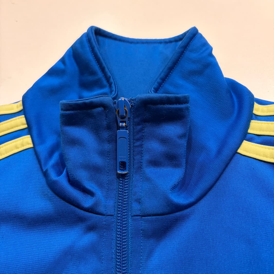 [M] 12s 아디다스 파이어버드 트랙탑 져지 블루 옐로우 B539 상품이미지5