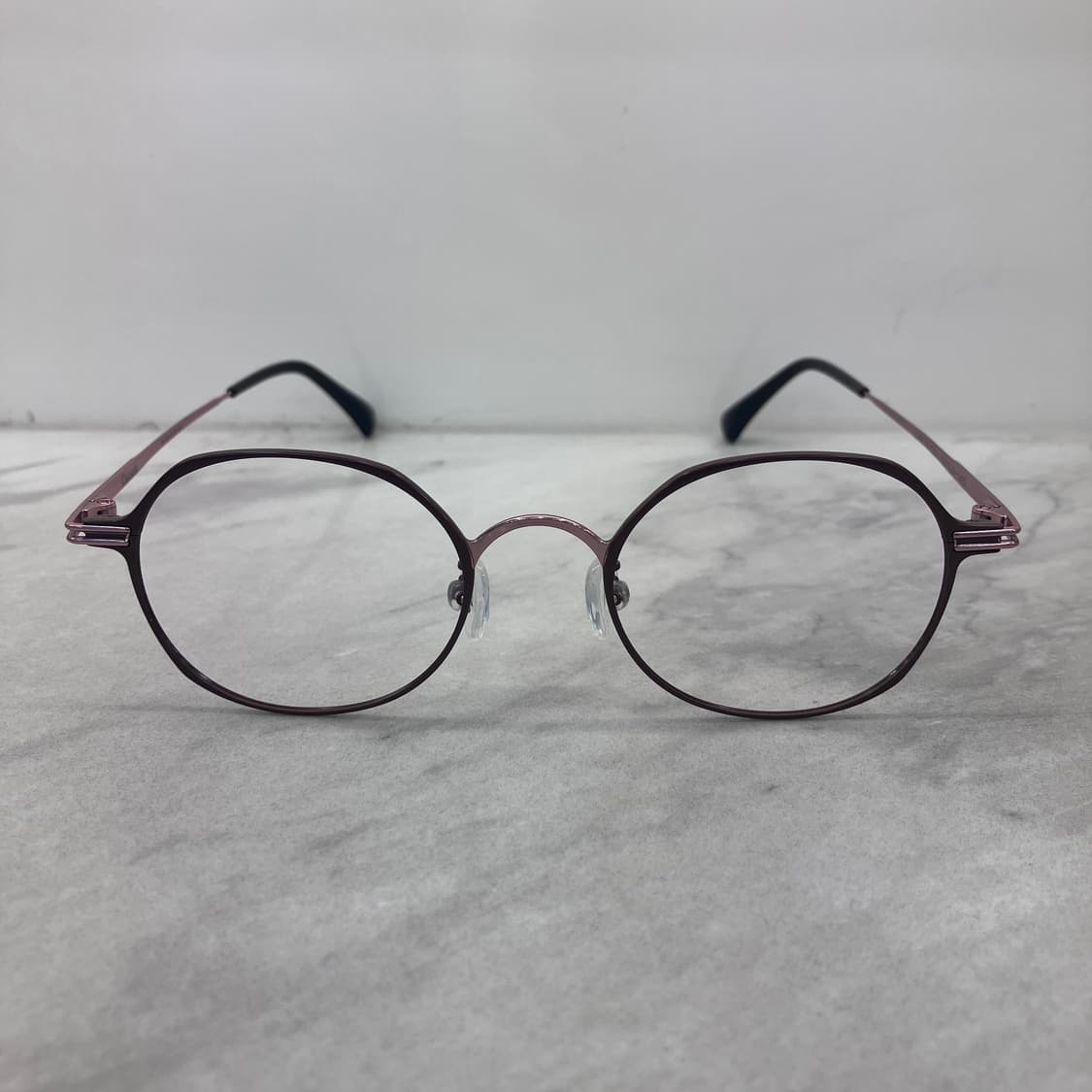 C69 크루세이드 Crusade 브라운 다각 오벌 메탈테 안경 상품이미지6