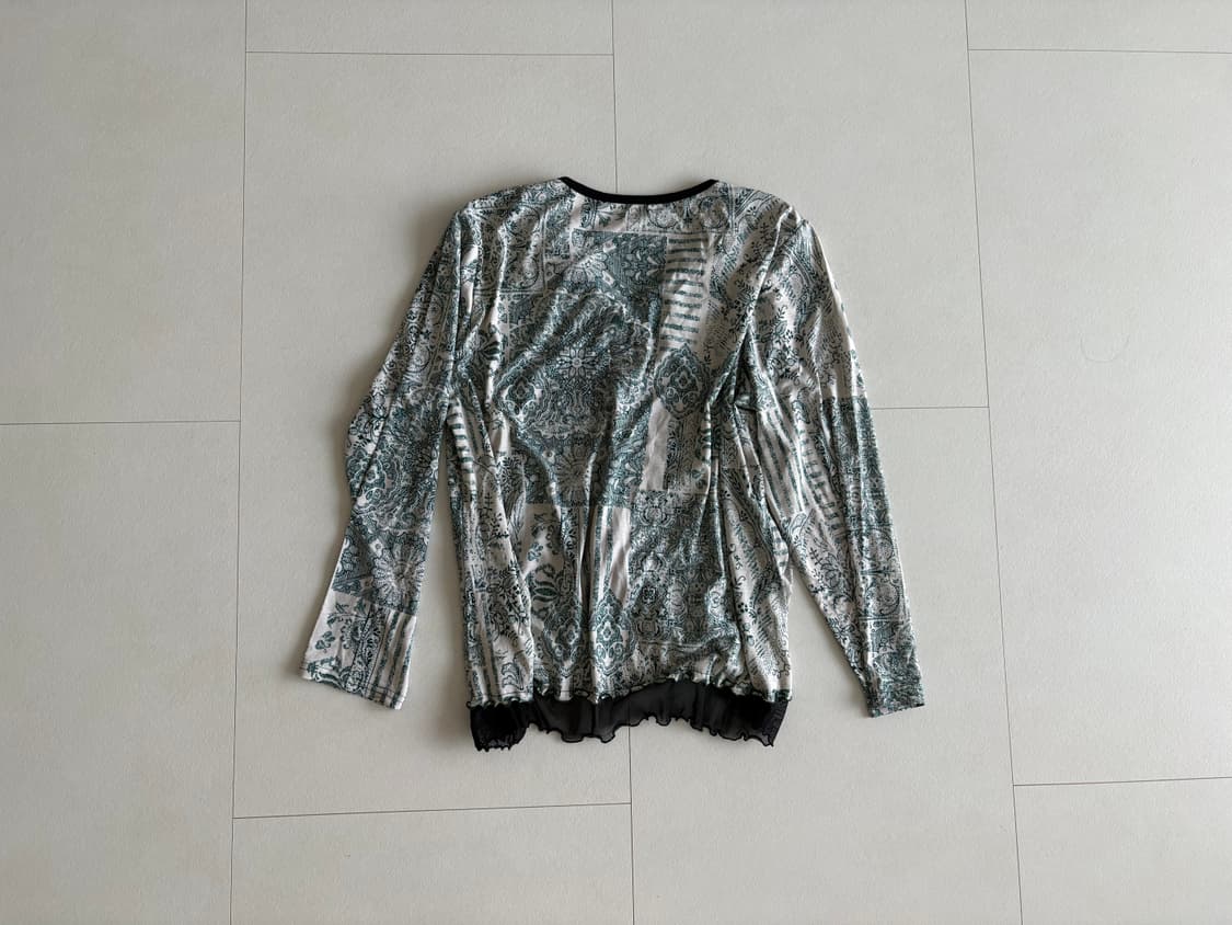 vintage paisley button blouse 상품이미지6