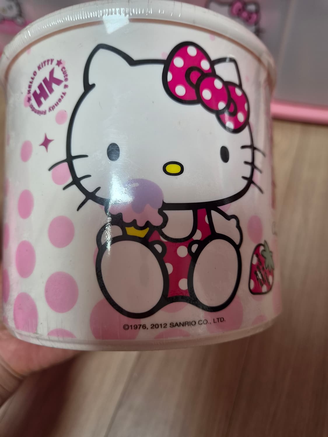 헬로키티 고전키티 롤휴지 케이스 보관함 상품이미지3