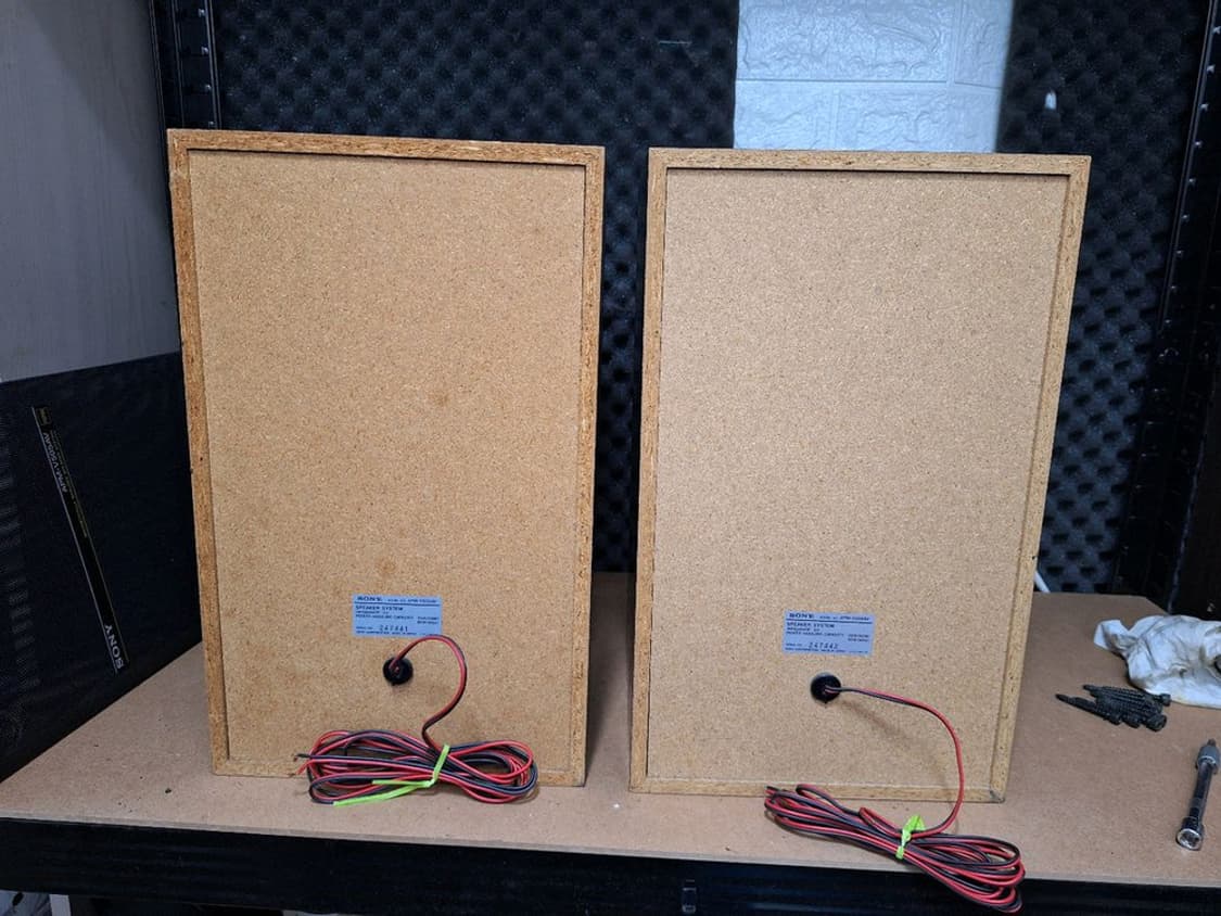 소니 APM-V505AV 평면형 빈티지 스피커 1조 레트로 오디오 앤틱  상품이미지6